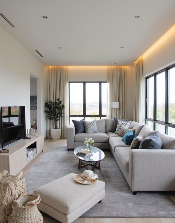 sélection de palette de couleurs relaxantes