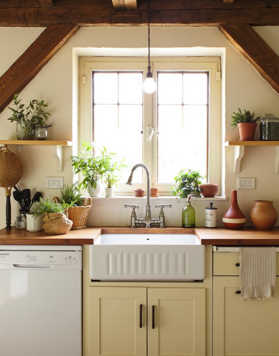 charme de cuisine beige rustique