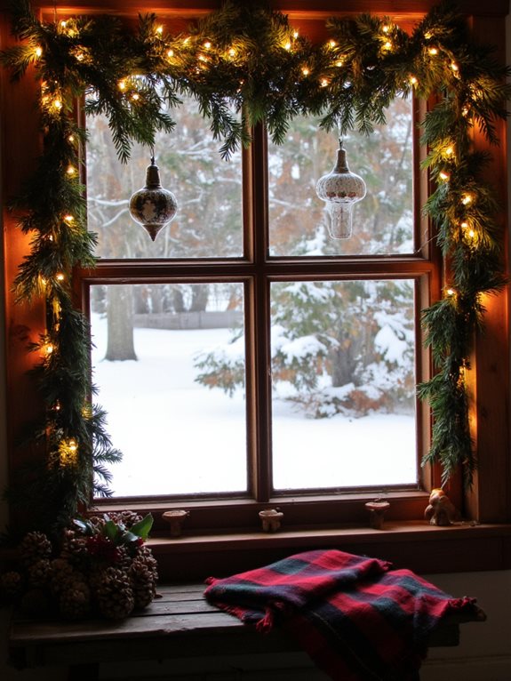 décorations en cadre en bois rustique
