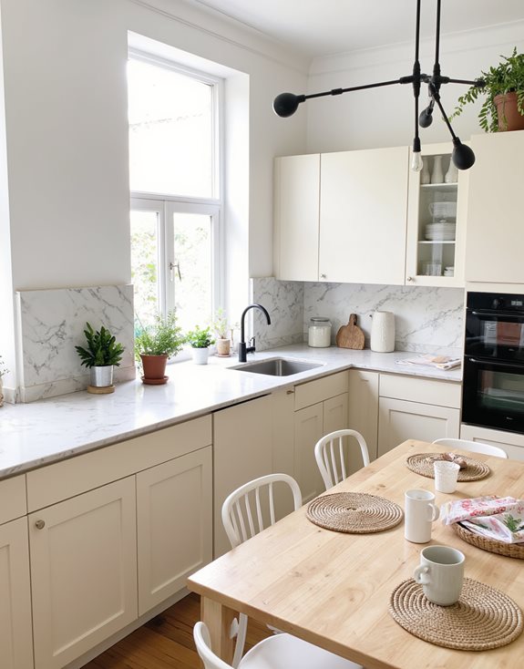 cuisine scandinave chic et chaleureuse