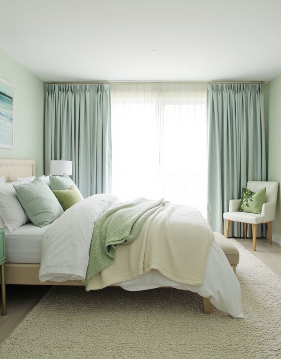 esthétique de chambre côtière sereine