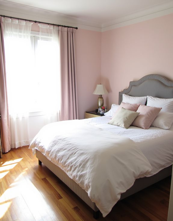 sanctuaire rose poudré serein