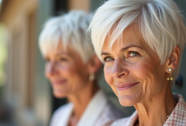 coupes de cheveux courtes pour femmes âgées