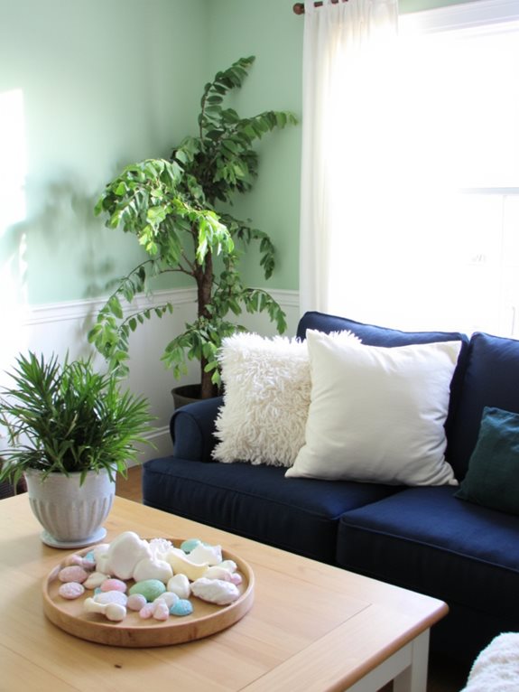 palette de couleurs de mer tranquille