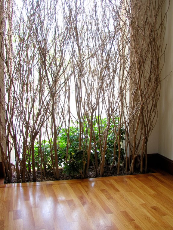 paravent unique en forme de branche