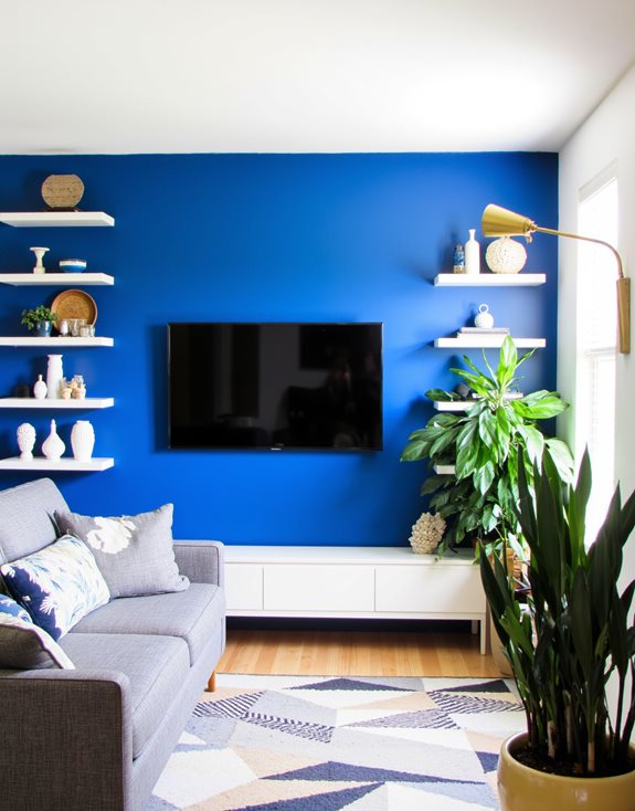 mur d'accent vibrant énergie