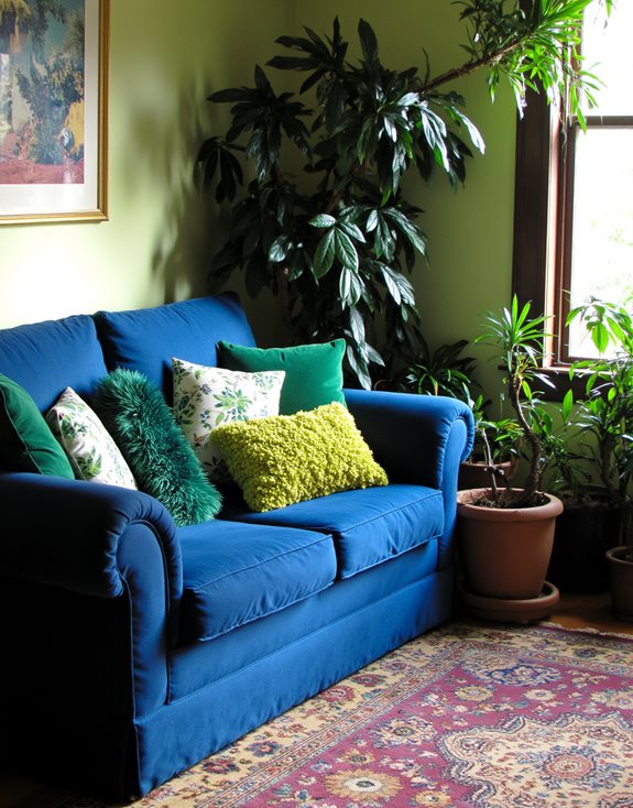 accents de chambre vert vif