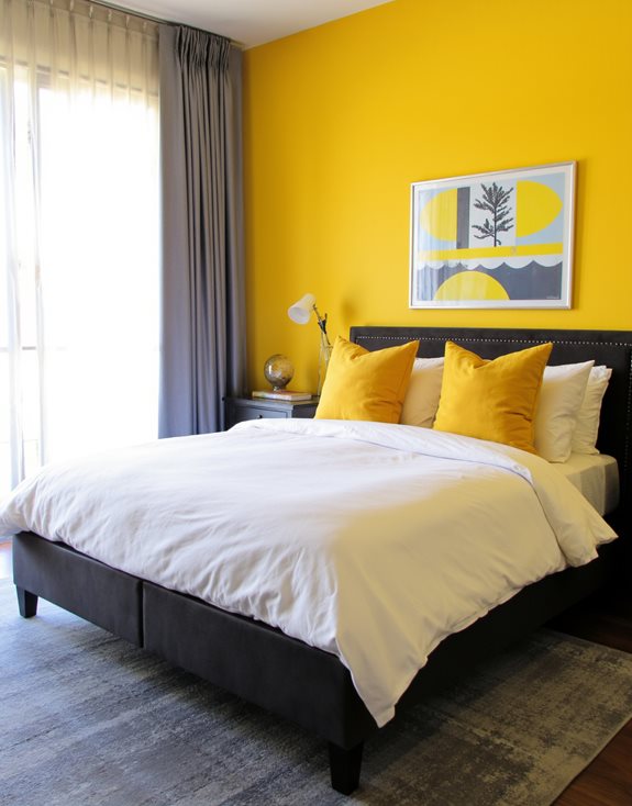 jaune vibrant et gris