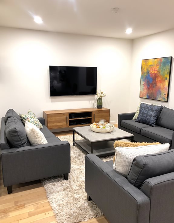 Installation de télévision murale