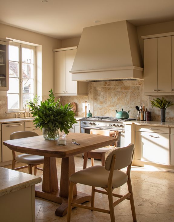 tons terreux chauds confort cuisines