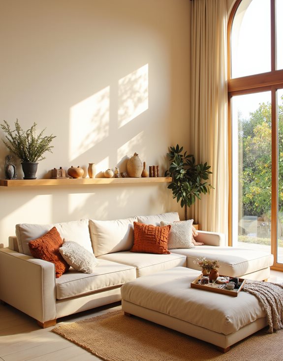 concept de vie ouvert chaleureux