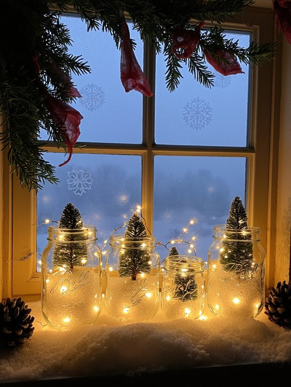 pays des merveilles d'hiver bocaux en mason