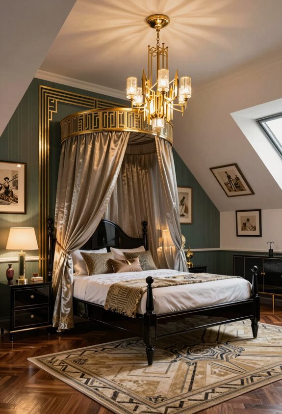 suite mansardée art déco