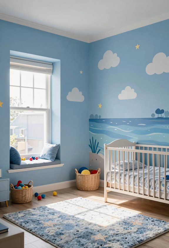 zone de jeu imaginative bleue