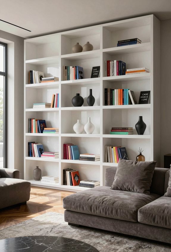 livres et objets décoratifs