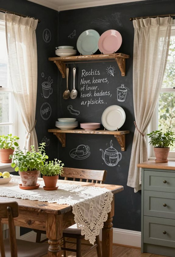 murs en ardoise pour la créativité