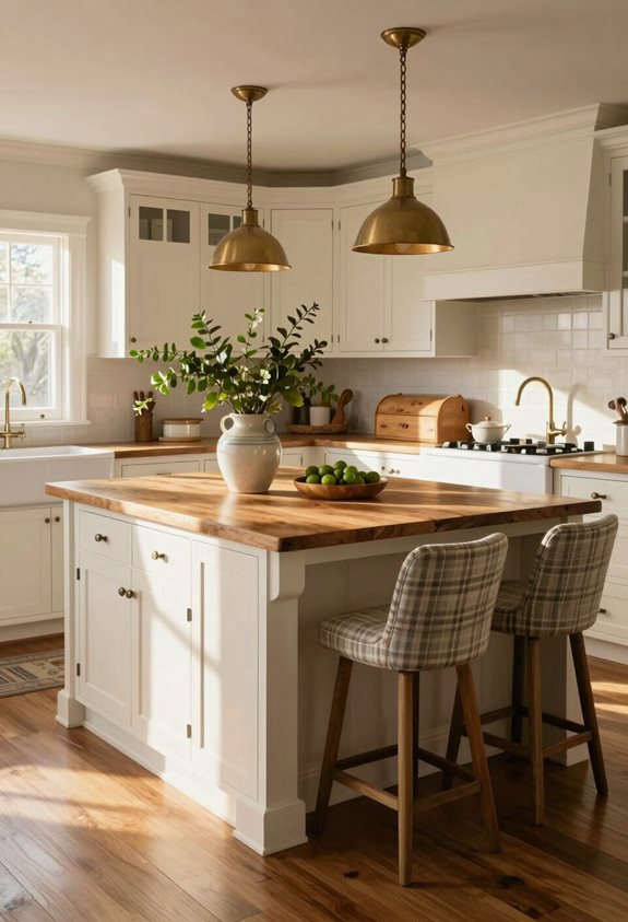 design de cuisine îlot charmant