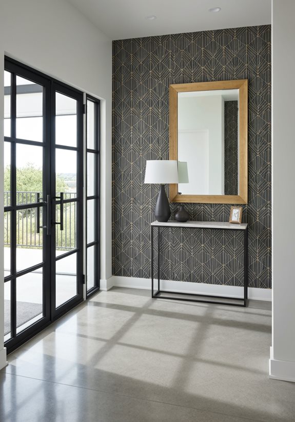 design d'entrée urbaine chic