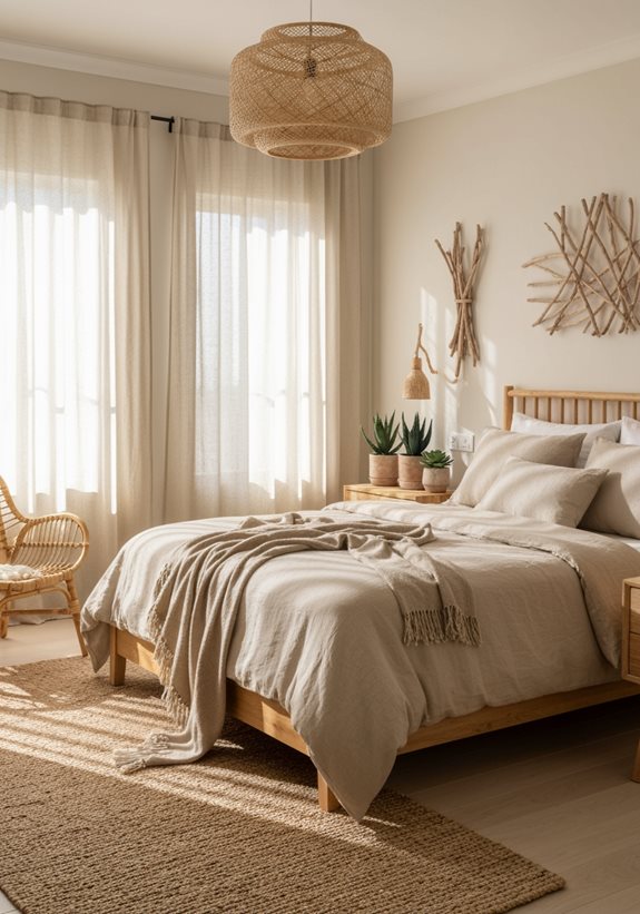 sanctuaire en bois beige côtier