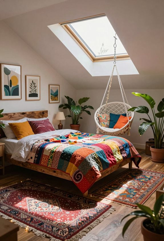 atelier éclectique coloré