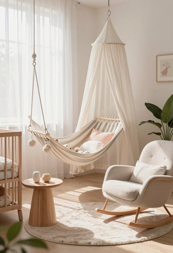 coin de jeu avec hamac douillet