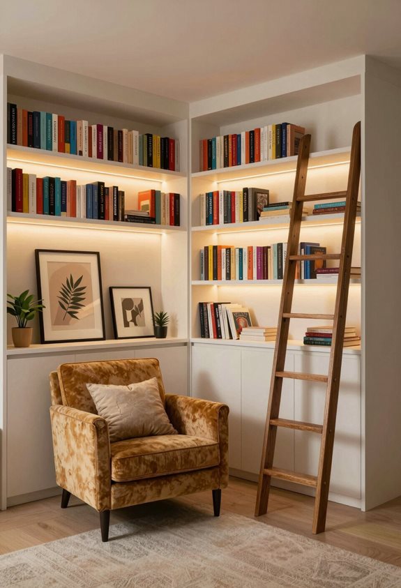 nid de lecture caché et confortable