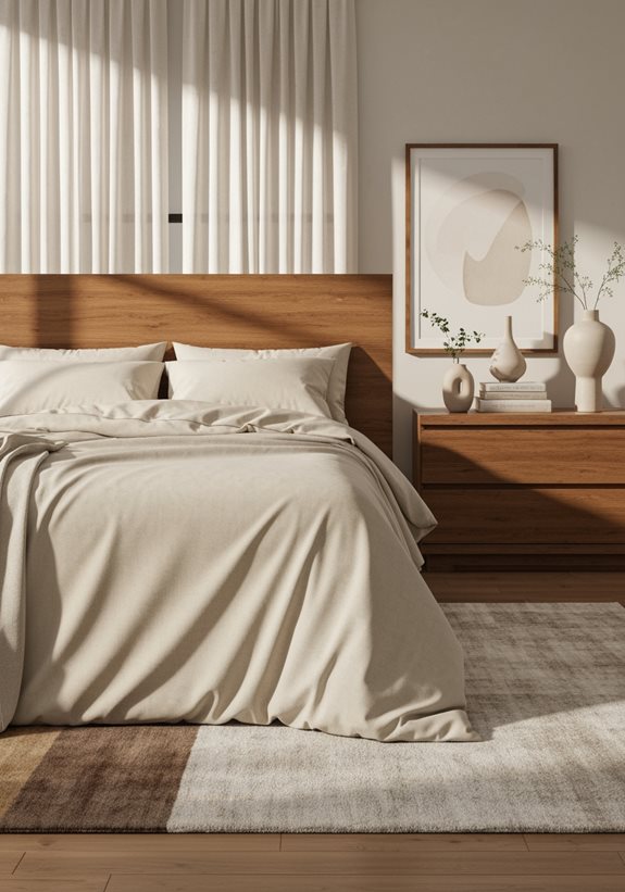 ambiance en bois monochromatique et douillette