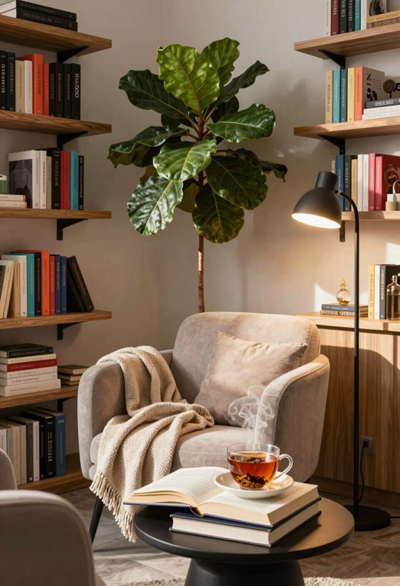 essentiels d'un coin lecture confortable