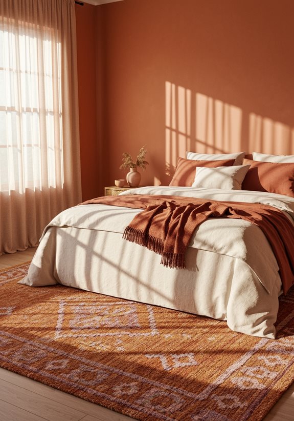 tapis en terre cuite confortables