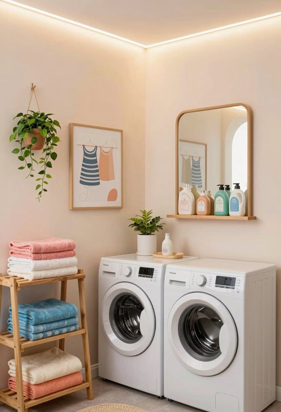 décoration créative de buanderie