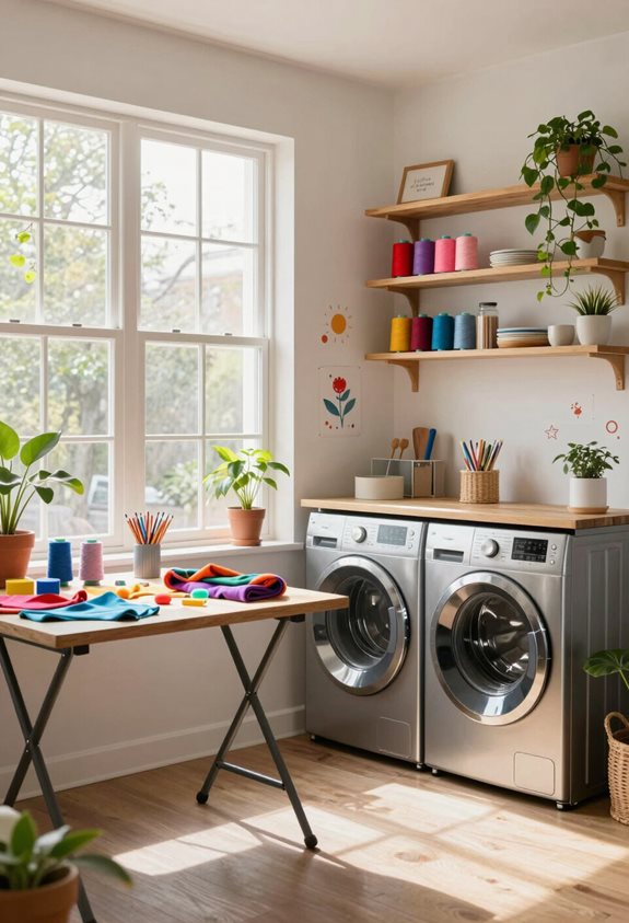 transformation créative de la buanderie