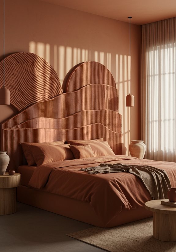 conceptions de tête de lit en terre cuite créatives