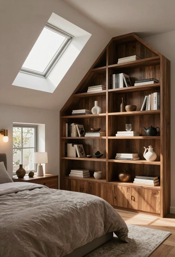 solutions d'étagères personnalisées pour le grenier