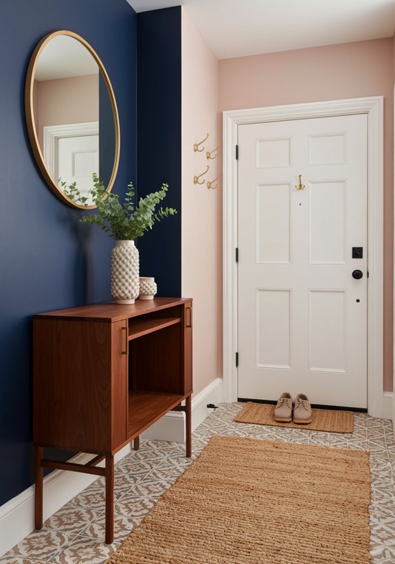 zones distinctes avec des couleurs