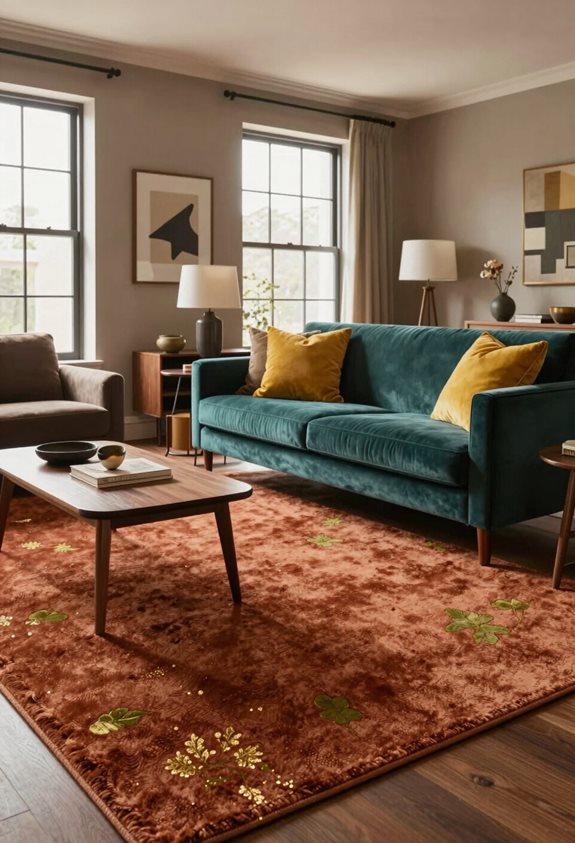 palettes terreuses avec vivacité