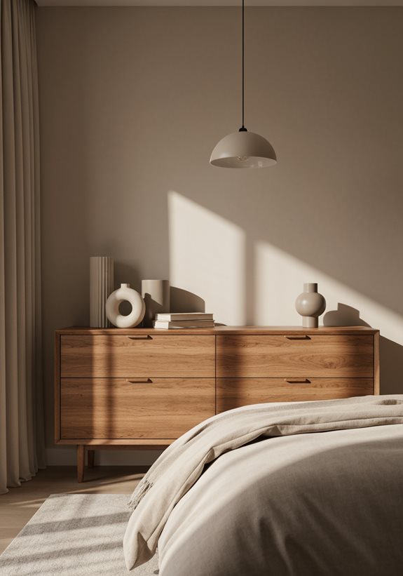 design de commode beige élégant