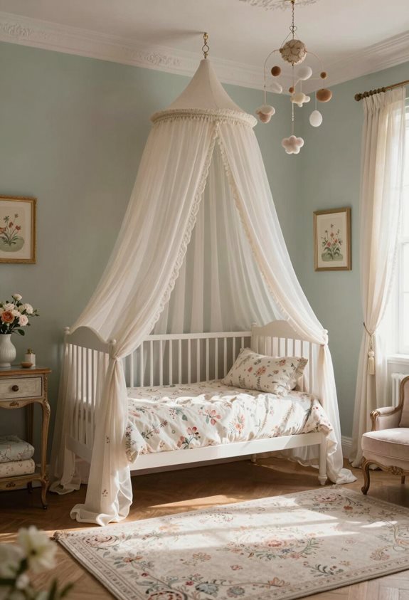 rêves de lit à baldaquin élégant