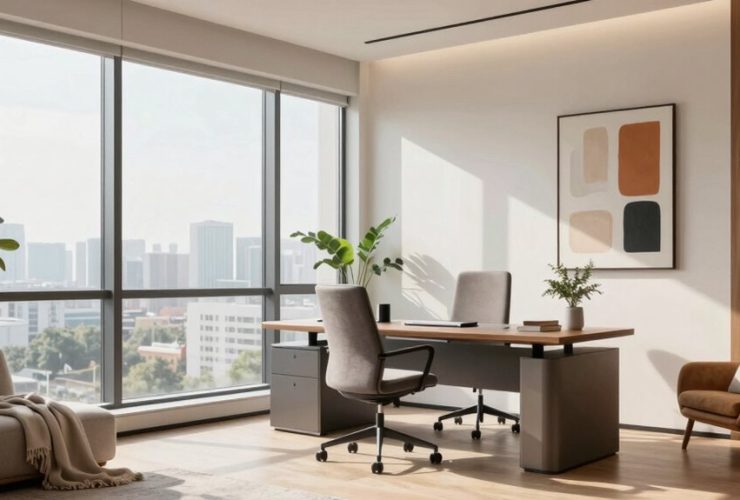 idées de bureaux d'angle élégants