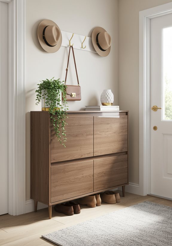 solutions de rangement élégantes pour chaussures