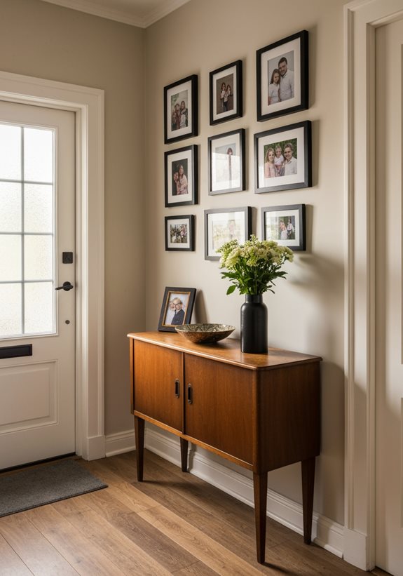 galerie d'affichage de photos de famille