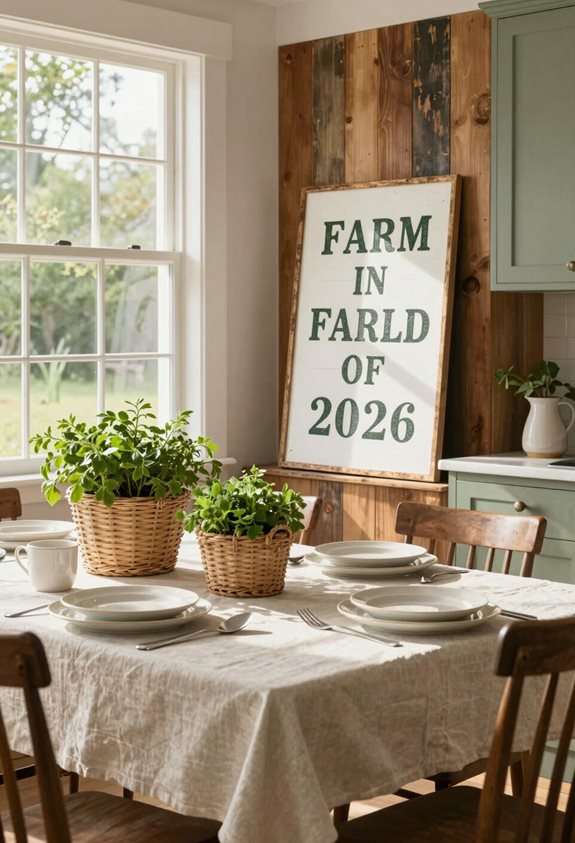 signalisation en bois inspirée de la ferme