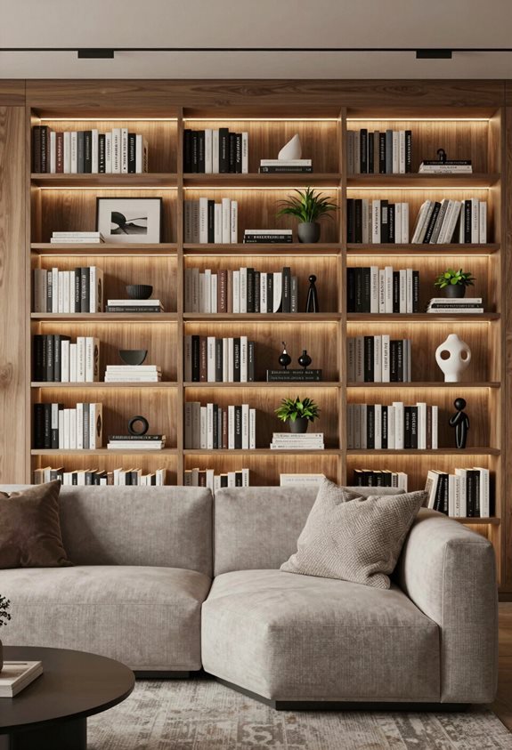 transformation de bibliothèque du sol au plafond