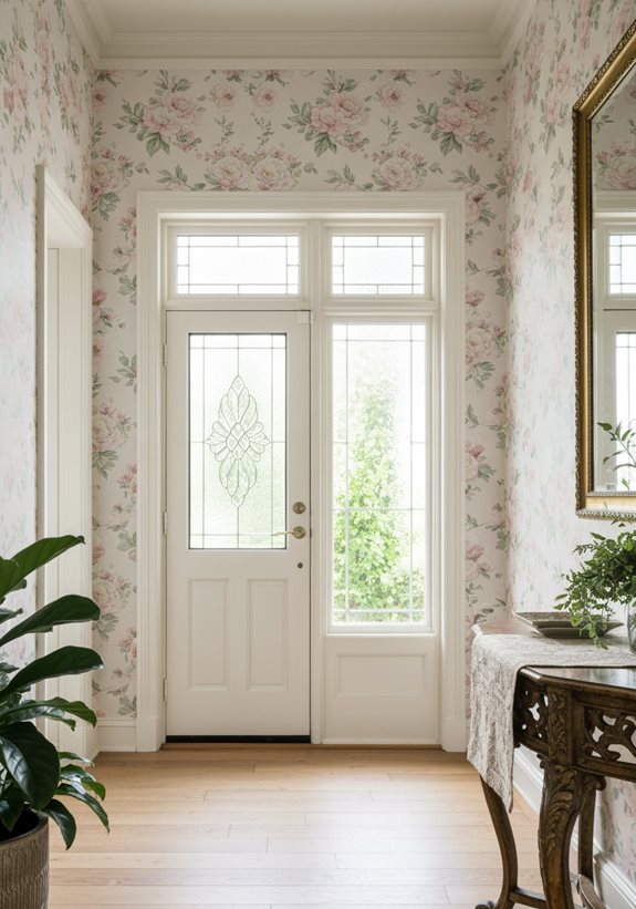 élégance florale pour les entrées