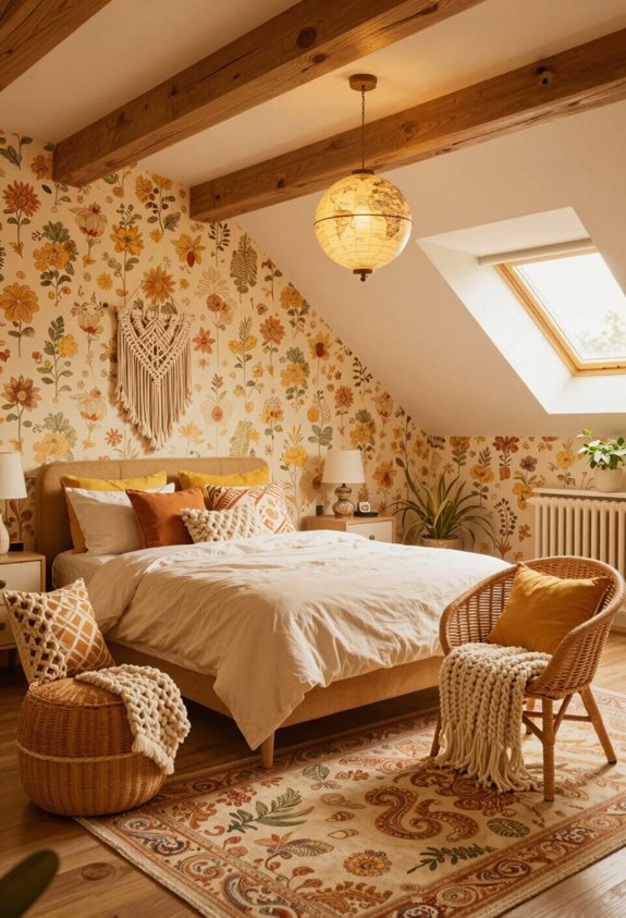 design d'attique groovy des années 70