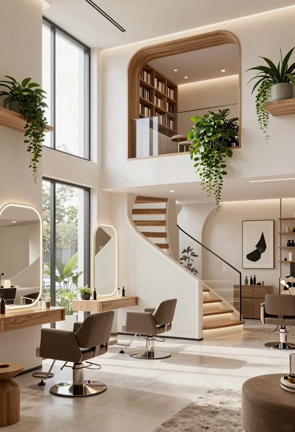 met en valeur les caractéristiques architecturales avec élégance