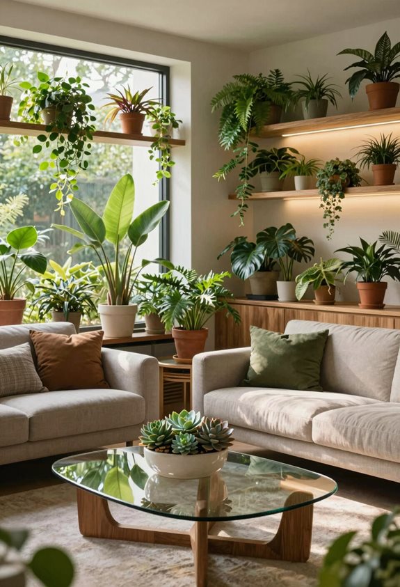 les plantes d'intérieur améliorent les espaces