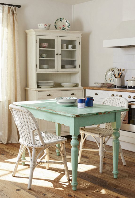 techniques de peinture de meubles de cuisine