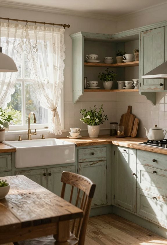 rideaux en dentelle pour la nostalgie