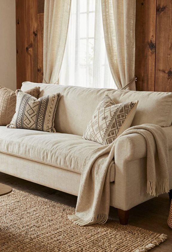 couches de tissus pour le confort