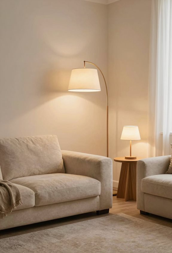 éclairage en couches pour l'ambiance